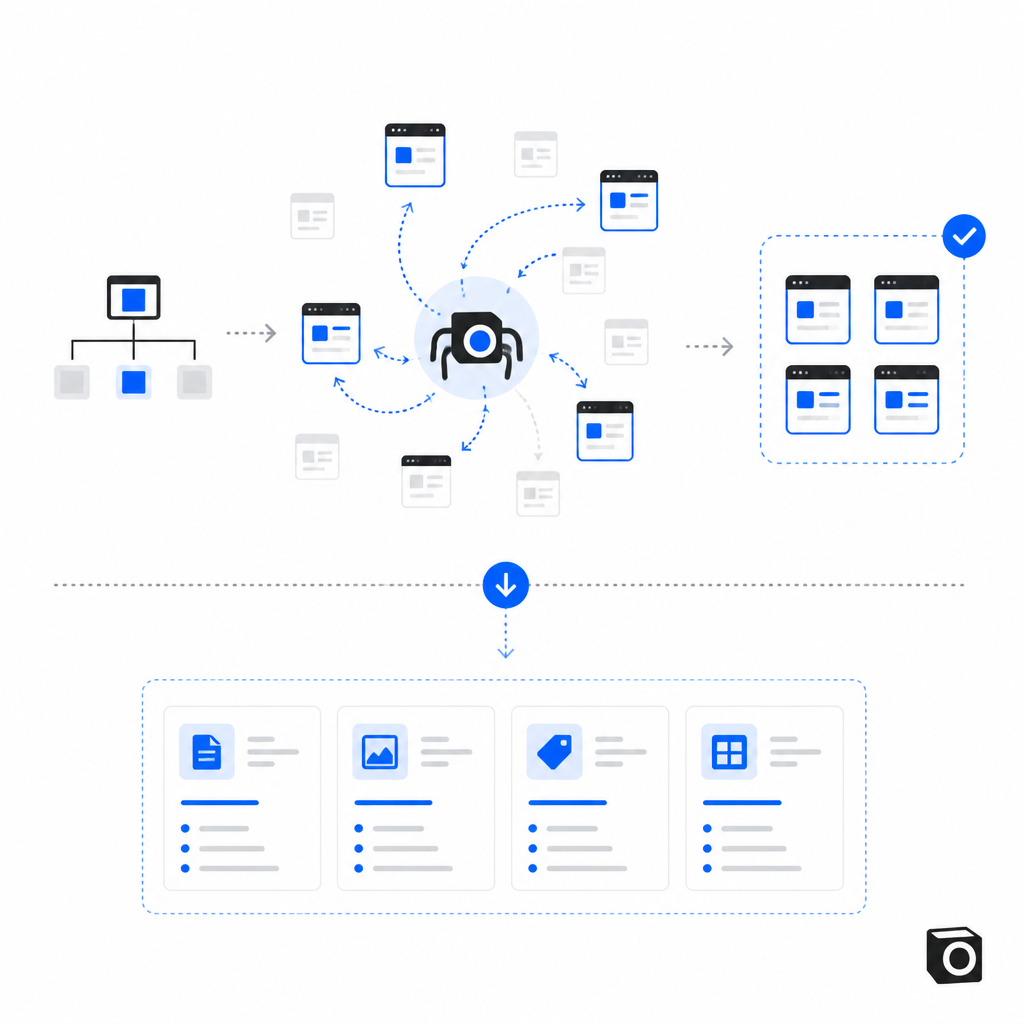 Evaluate discovery and extraction as separate layers, not one mysterious crawler score.