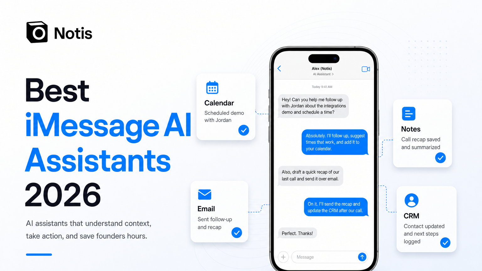 4 Best iMessage AI Assistants for Founders in 2026