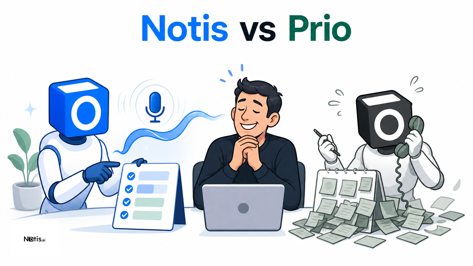Prio vs. Notis: Which AI Chief of Staff Fits Your Workflow?
